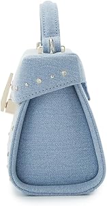 Amazon | [セルフォード] リュタン ビジュースタッズデニムポシェット